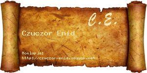 Czuczor Enid névjegykártya